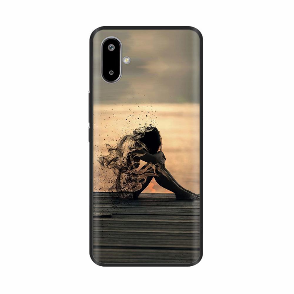 For Samsung M06 F06 5G Phone Case for Funda Samsung Galaxy F06 5G M06 Soft Silicone TPU Back Cover Capa Painted Shell Protector