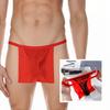Herren Low-Waist Sexy Nylon Eis Seide Mesh T-Back Slips