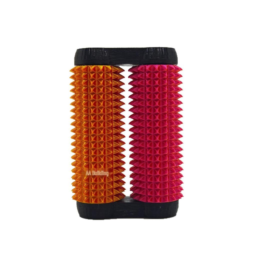 3D Spiky Ratchet Roller Decompression Toy: Rotatable Handheld Gift