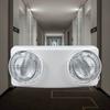 LED Double Lamp Emergency Evacuation Light Wall-mounted Safety Indicator Rechargeable Public Warning Lamps for Power Failure