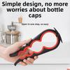 Ouvre-bocal à ouverture rapide 4 en 1 Décapsuleur Durable Torsadeur de bouchon de bouteille Usage quotidien