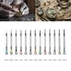 13-teiliges Mikro-Präzisions-Uhrenschraubendreher-Set, Juwelier-Uhrenschraubendreher-Set, 0,6–2,0 mm, für die Reparatur von Uhren, Schmuck, Brillen