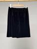 26 Early Spring Retro Velvet Little Black A-line Dress: Classic Mid-Waist, Slimming, Commuter Style