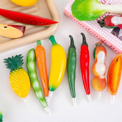 Magnetic Ballpoint Pen Simulated Vegetable Fruit Neutral Pen High Quality Gel Pen  Student
