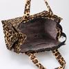 Retro-Leopardenmuster Große Lunch-Tasche mit Aufbewahrungstasche für Pendler Arbeit Handtasche Tragbare Mahlzeitentasche
