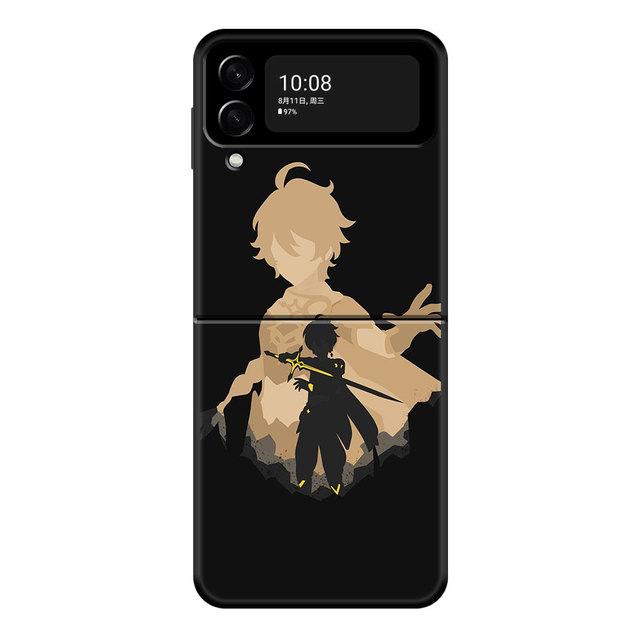 Pc Genshin Impact Anime For Samsung Galaxy Z Flip3 5g Zflip3 Zflip Flip Hard Phone Cover