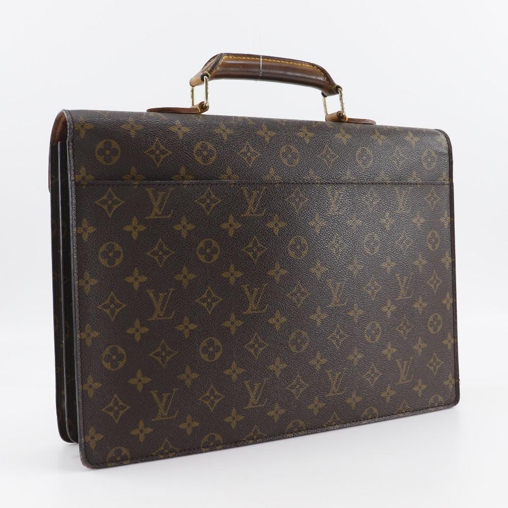 Louis Vuitton Conseiller Business Bag M53331 Briefcase Brown Monogram Canvas Mens Used