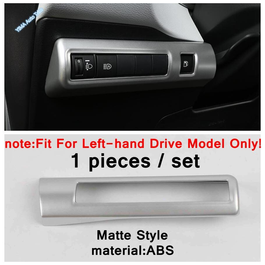 Left Hand Drive Head Light Lamp Switch Button Decoration Frame Cover Trim For Toyota Corolla 2024 2025