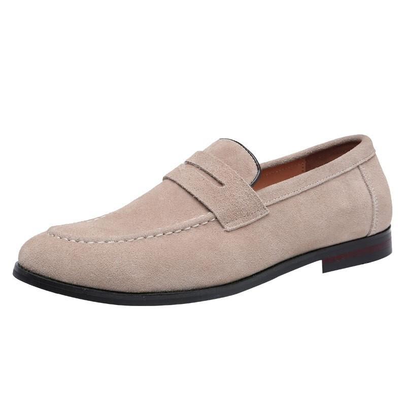 Lederschuhe Herren Frühling neue Slipper Mattleder Herren Freizeit Lederschuhe