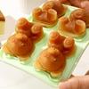 Mignon Ours en Peluche Glaçon Silicone 3D Ours Bac à Glaçons Moule de Fabrication Halloween Étanche et Facile à Retirer Pour Café Congélation