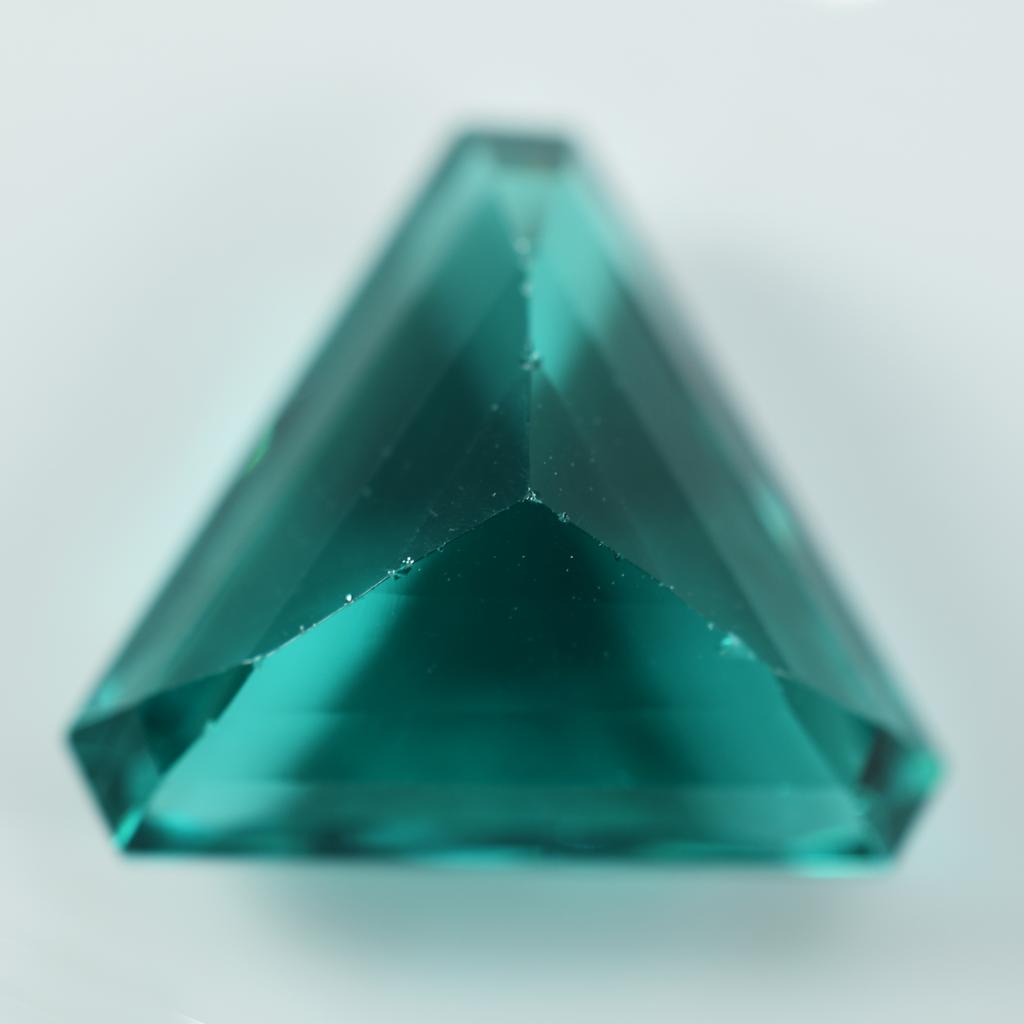 Natural Green Tourmaline Loose Gemstone Trillion Cut 10.00 Ct October Birthstone for Gem Collections