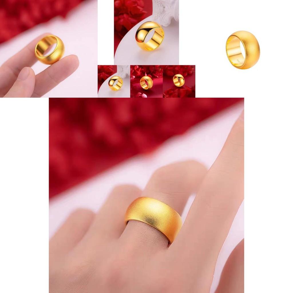 Beautifully Crafted Gold-plated Copper Ring With Geometric Style Perfect For Couples And Unisex Wear