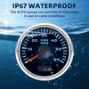 3K/4K/6K/7K/8K RPM Tachometer 7 Color Backlight 52mm Tacho Gauge Universal For 12v 24v Car Boat Marine Auto Parts RPM Meter