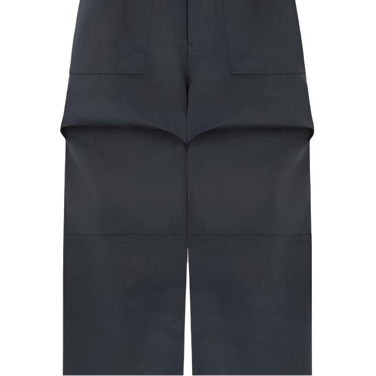 WE11DONE Solid Color Loose Casual Pants With Flap Pockets Men pants WD-PT1-23-237-M-CH