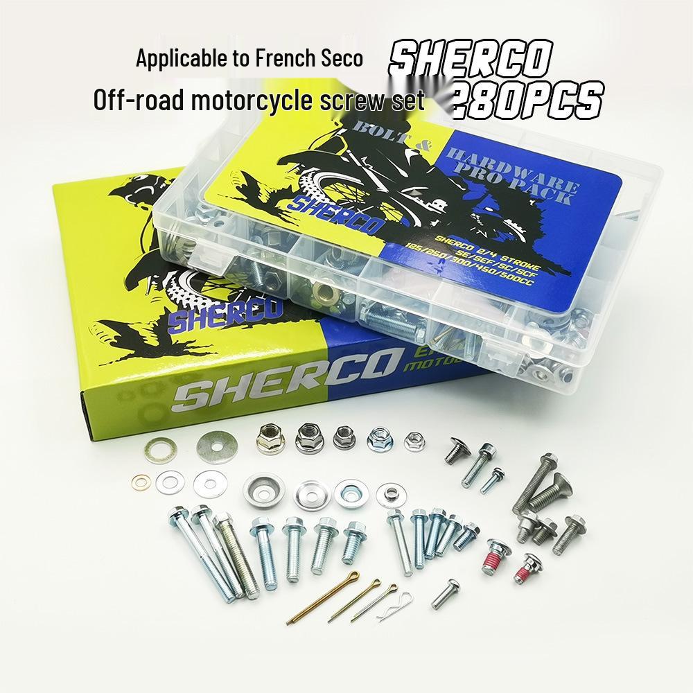 

Sherco Off-Road Motorcycle Screw Kit - 280PCS 210PCS