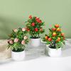 Artificial Plant Decoration With Plastic Craft For Home Office Decor