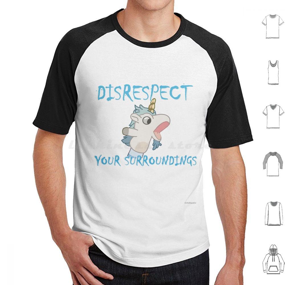 Unicorse Disrespect Your Surroundings T Shirt Big Size 100 Cotton Funny Unicorse Heeler Bandit Heeler Unicorse Heeler Kids