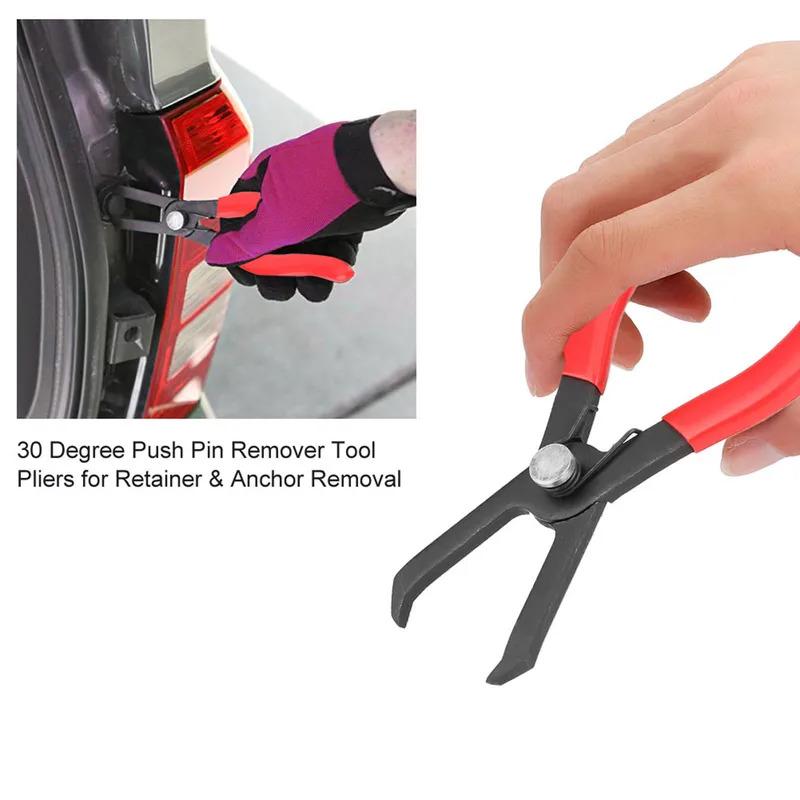 30 Degree Push Pin Remover Pliers for Retainer Anchor Extraction
