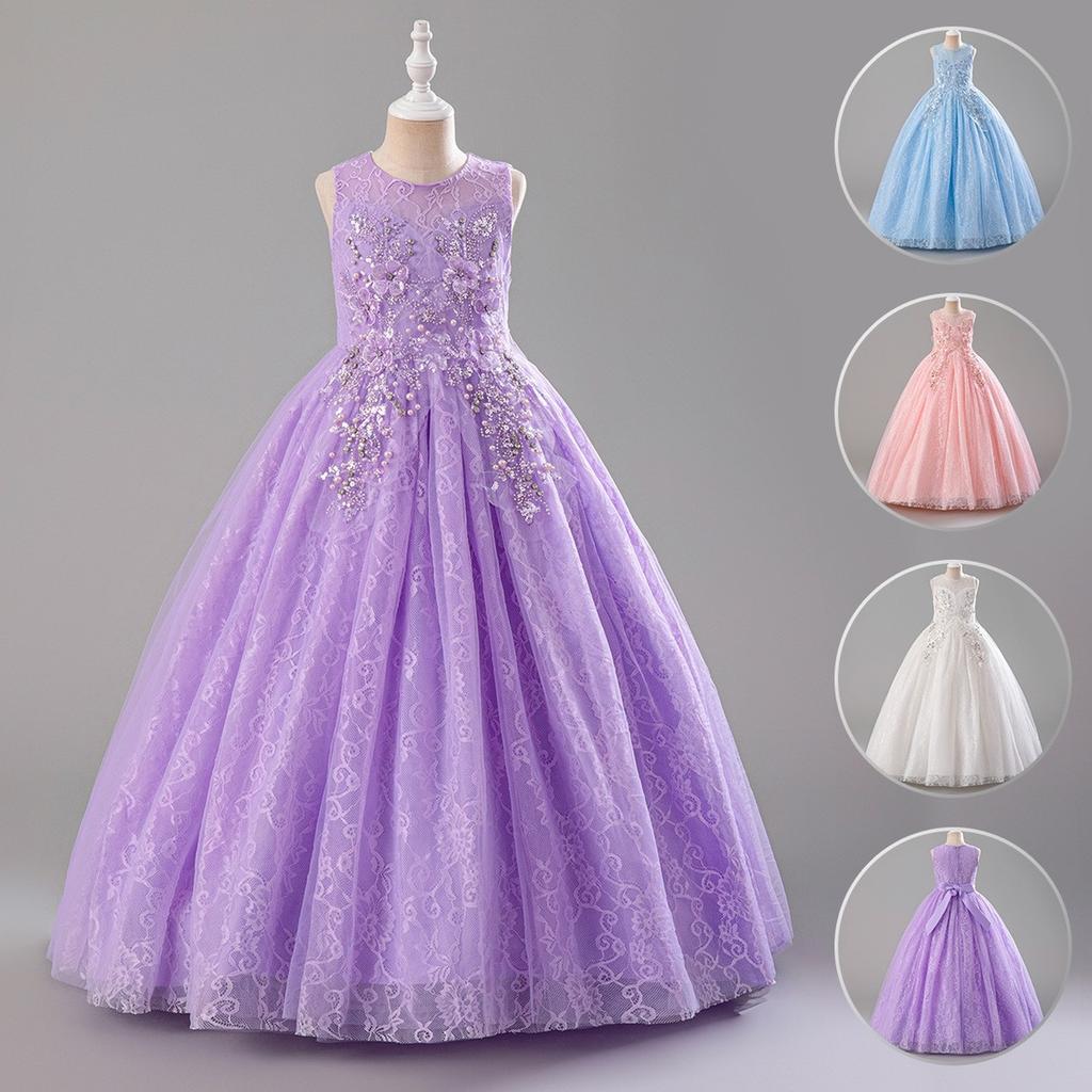 Girls Princess Gown Performance
