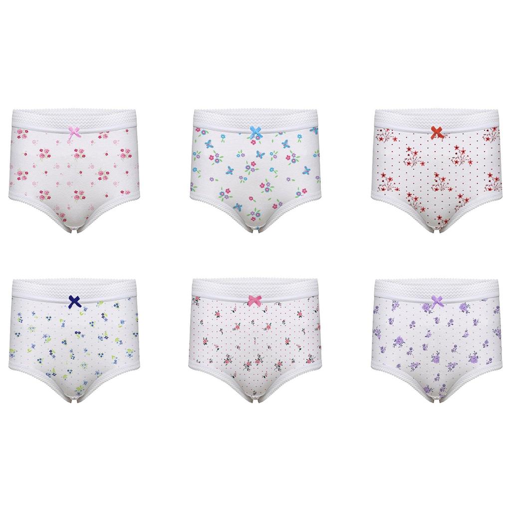 Harte & Soul Womens/Ladies Floral Briefs (Pack of 6)
