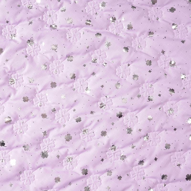 1meter Multi Colors Floral Printed PU Leather Quilting Fabric Symphony Quilted Christmas Fabric for DIY Sewing Cosplay Clothing