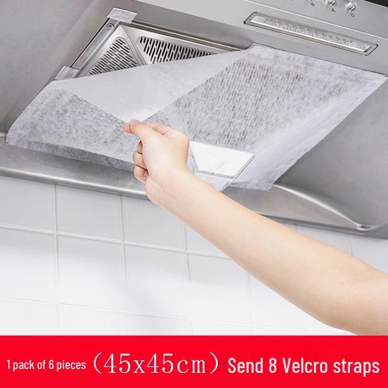 Oil Absorbing Range Hood Filter: Oil & Smoke Proof Sticker and Gasket Strip.