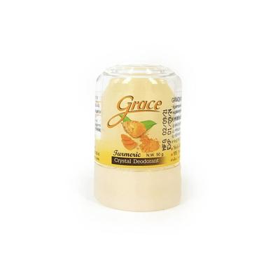 Deodorante tailandese in cristalli minerali Grace Curcuma Orange 70 g