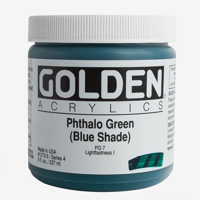 Golden : Heavy Body Acrylic Paint : 236ml : Phthalo Green Blue Shade