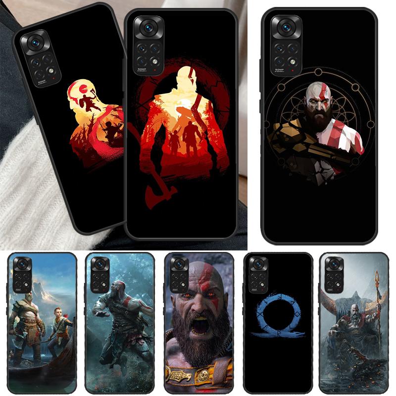 Kratos God of War Case For Xiaomi Redmi Note 11 Pro 8 9 11S 10S 9S Note 10 Pro Cover For Redmi 10 10C 9A 9C