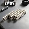 8x3-3mm Magnete Kühlschrankmagnete für DIY Büro Whiteboard Werkstatt Geeignete Werkzeuge Zuhause Arbeitsplatz, Etc