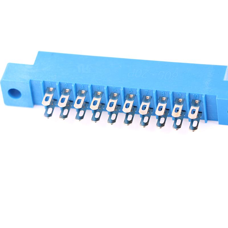 1X Conector Margine Card Rând Dublu 2X10 20 Pini Pas 3.96Mm Slot Soclu de Lipit