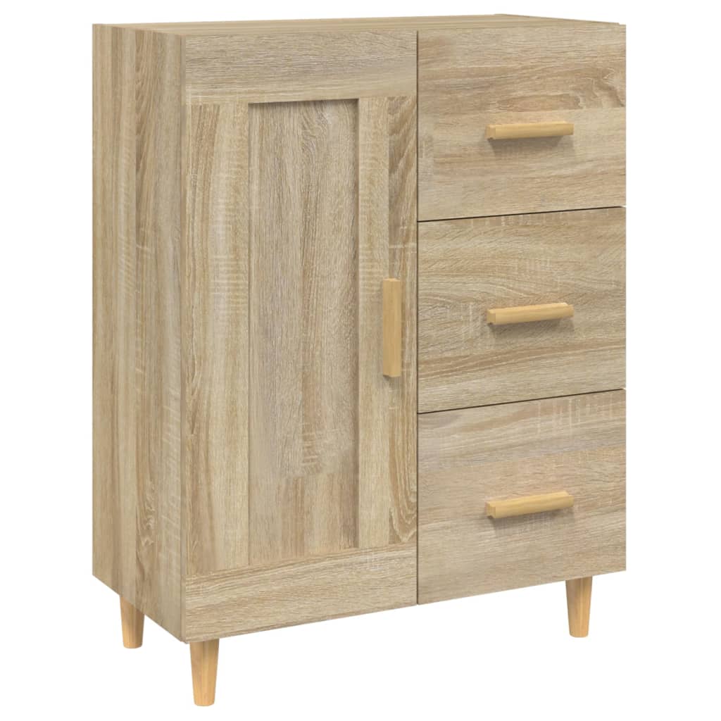Vidaxl Szafka, Dąb Sonoma, 69,5X34X90 Cm, Materiał Drewnopochodny