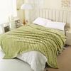 New 240-290g Flannel Double-sided Blanket Spring and Autumn Leisure Blanket Office Nap Blanket