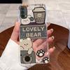 For Motorola Moto E40 / Moto E30 / Moto E20 Case Clear Silicone Jelly Soft TPU Back Cover Cute Rabbit Cat Dinasaur Phone Cases
