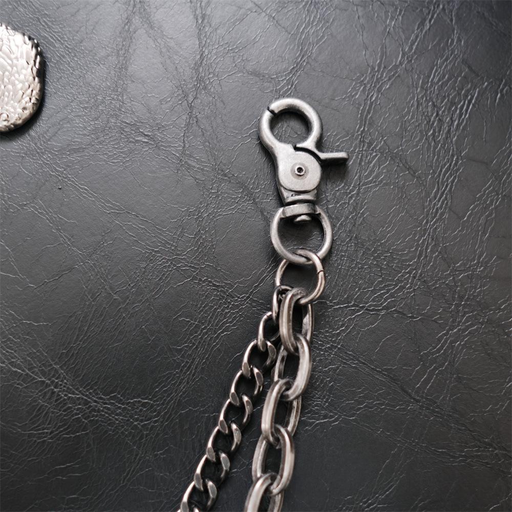 Pants Accessories Double Metal Heavy Hip Hop Vintage Jeans Hip Hop Men's and Women's Waist Chains Pants Chains
