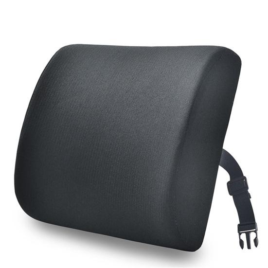 Back Cushion Super Soft Wear Resistant Cotton Flax Lumbar Pillow Memory Foam Seat Cushion for Home