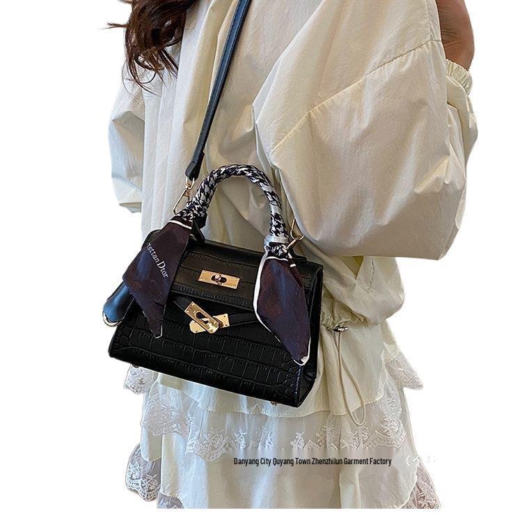Versatile Kelly Bag: Luxury Textured Handbag for All Seasons - Women's Fashion, Casual Style