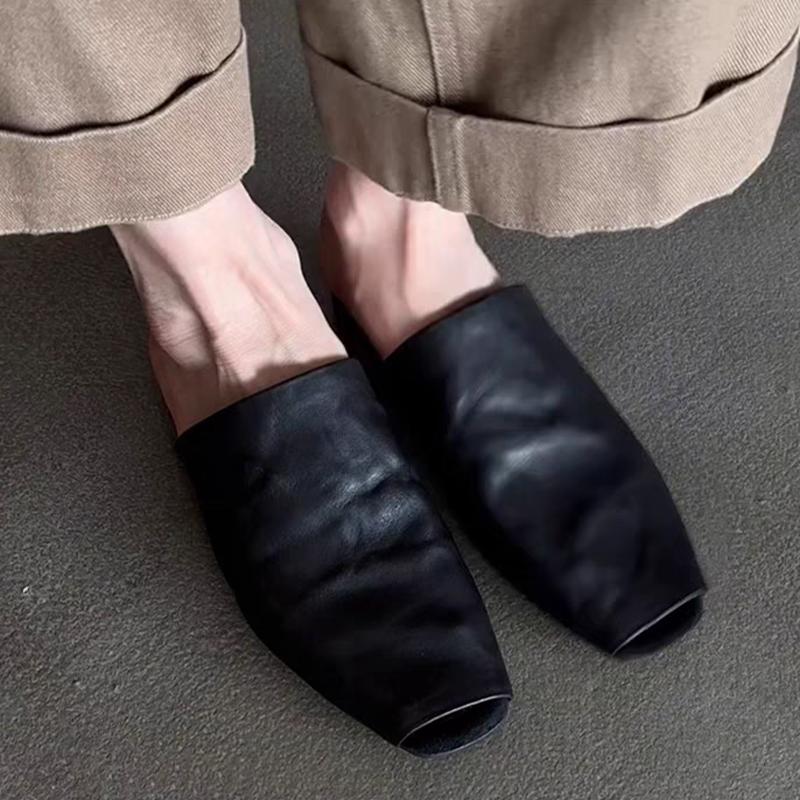 Women Slippers Flats Slingback Mules Shoes Casual New Summer Woman's Samals 2025 Designer Slides Cozy Zapatos De Mujer