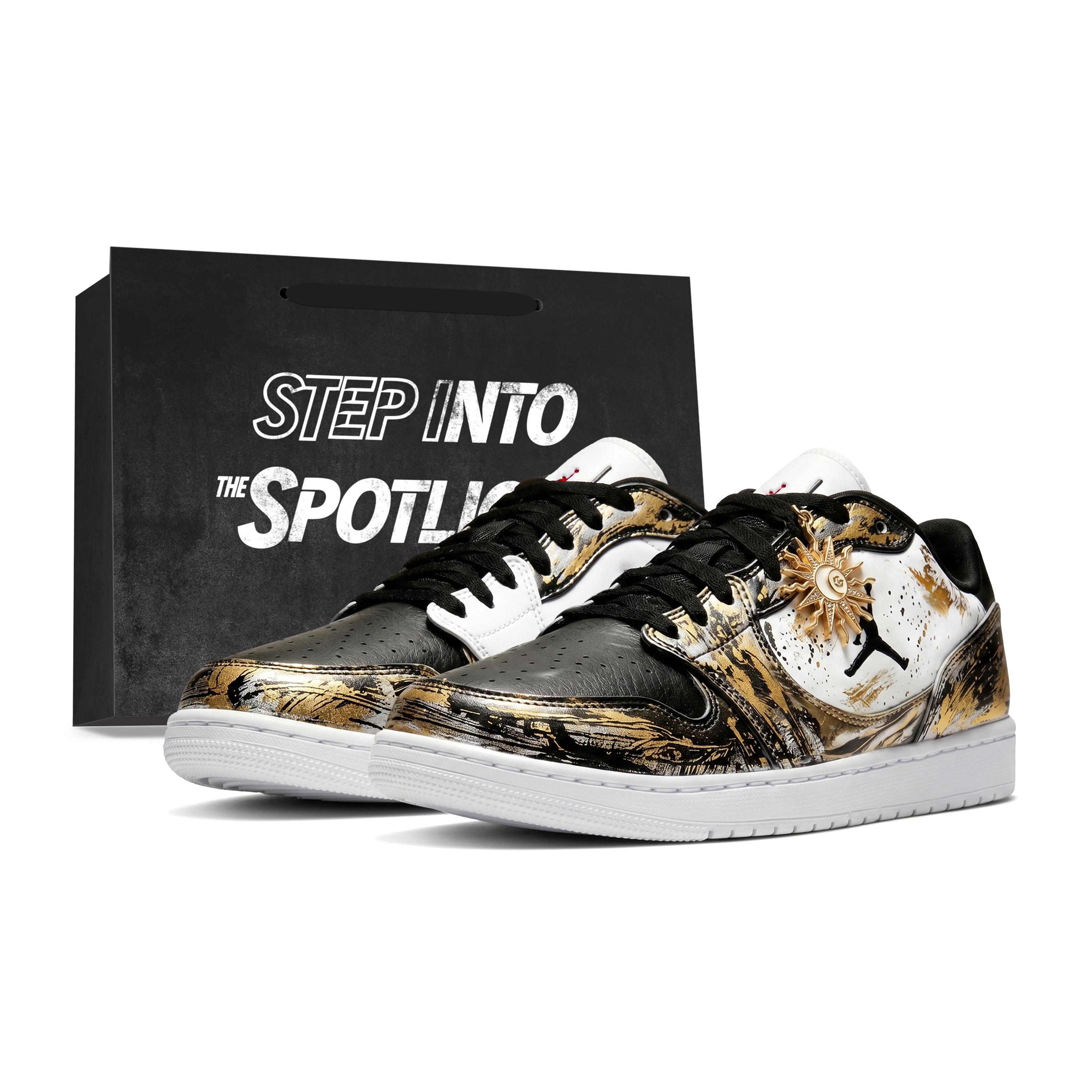 

Jordan COURT CONNECT Graffiti Dream Shopping Bag, New Chinese Style, Men s And Women s Friends Vintage Basketball Shoes IQ5698-101(Team1854-) 42