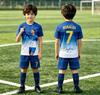 2026 Speciální Ronaldo # 7 Fan Fotbalový Dres Tričko Šortky Set Fanoušci Portugalska Košile a Šortky Letní Děti 2dílná Sada