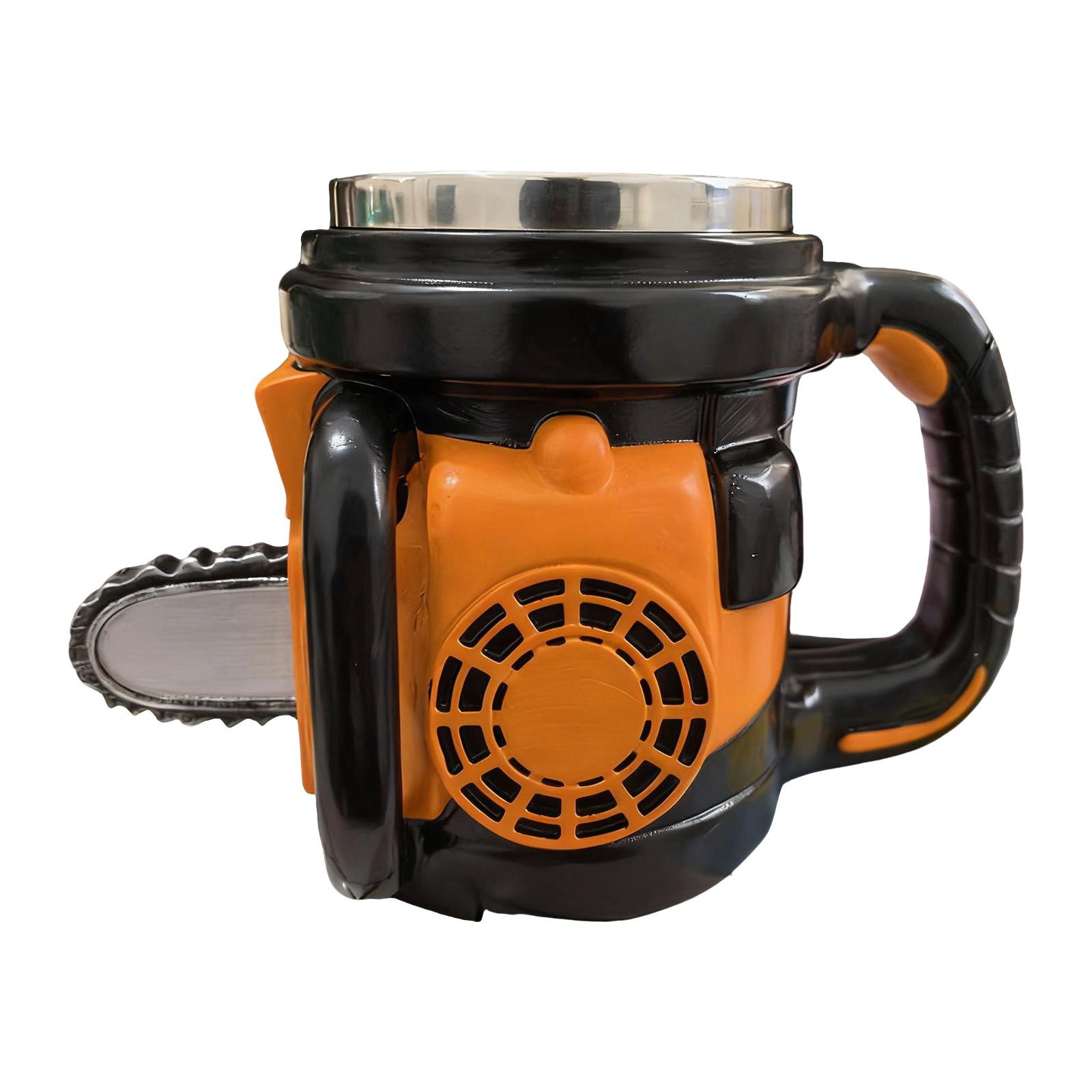 

Chainsaw Mug Home Kitchen Desktop Decoration Resin Crafts Mug One Size жёлтый
