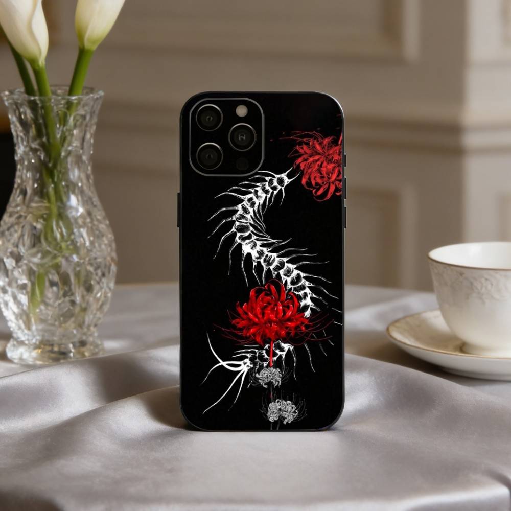 G-Ghoul R-Red Spider Lily Tokyo Phone Case Silicone Soft For IPhone 17pro 16 15 14 13 12 11 X XR Plus Pro Max Plus