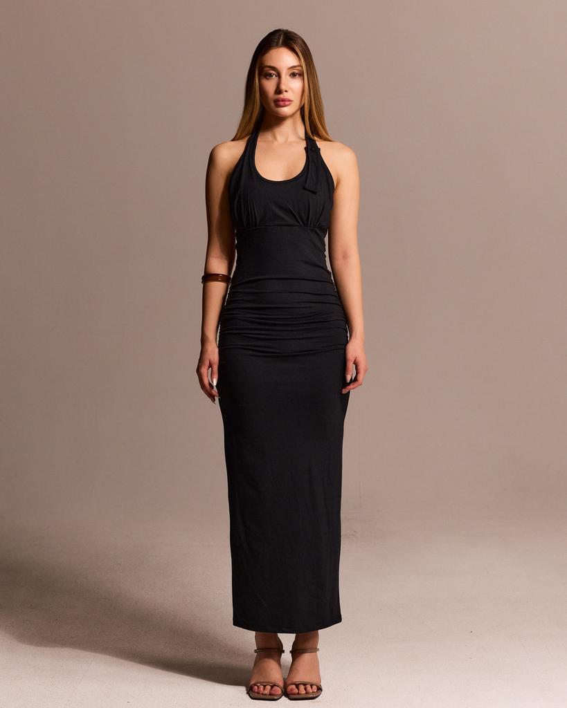 Kulsiseu Cs Halter Sleek Dress-008