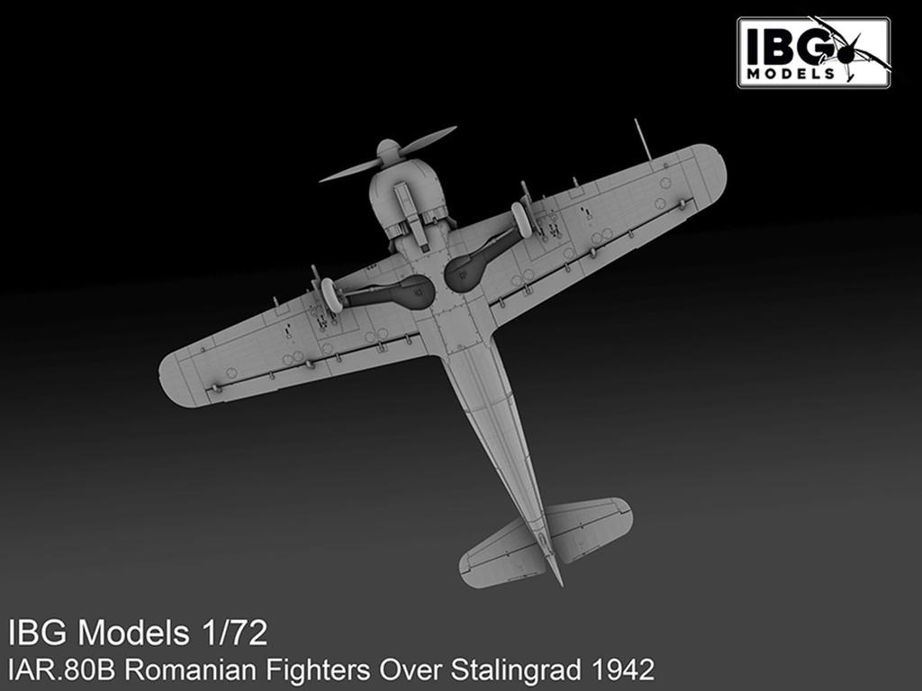 IBG Romanian Fighter Plane Over Stalingrad Plastic Model Kit PB72567 1/72 IAR.80B (Airplane)