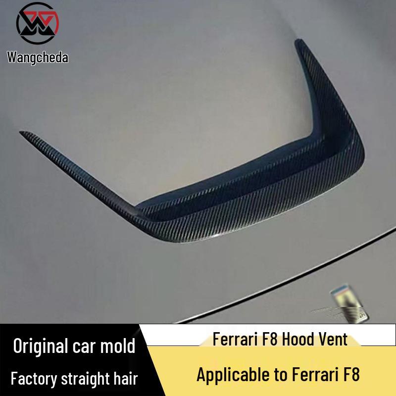 Ferrari F8 Carbon Fiber Hood Air Vent Decoration