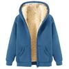 Spring and Autumn Lamb Fleece Jacket Men's Plus Velvet Men's Sweater Black Jacket Youth Hooded Jacket