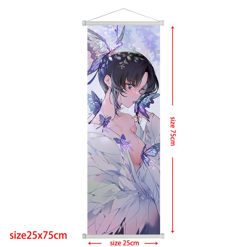 Demon Slayer Scroll Poster Rengoku Kyoujurou Heimdeko Kamado Tanjirou Wohnzimmerdekoration Hängegemälde Kindergeschenk Poster