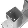 Firewood stacking aid 12 pcs silver 34 x 10 x 15 cm steel