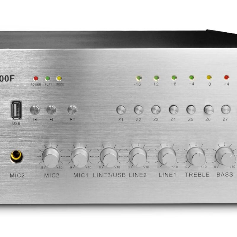 Lingsheng High-Power 8-Zone Public Address Amplifier CN Plug (adapter Included) (CN Version)