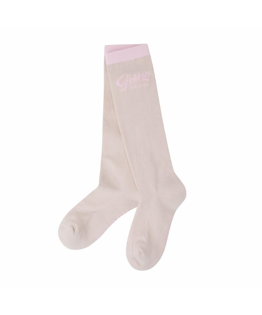 Goldeunbeeo (W) Lettering Jaquard Knee-Socks G6Lax26332Bex
